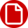 PNG File for Epic-Cerner red Icon with white outline of  page with top right corner folded